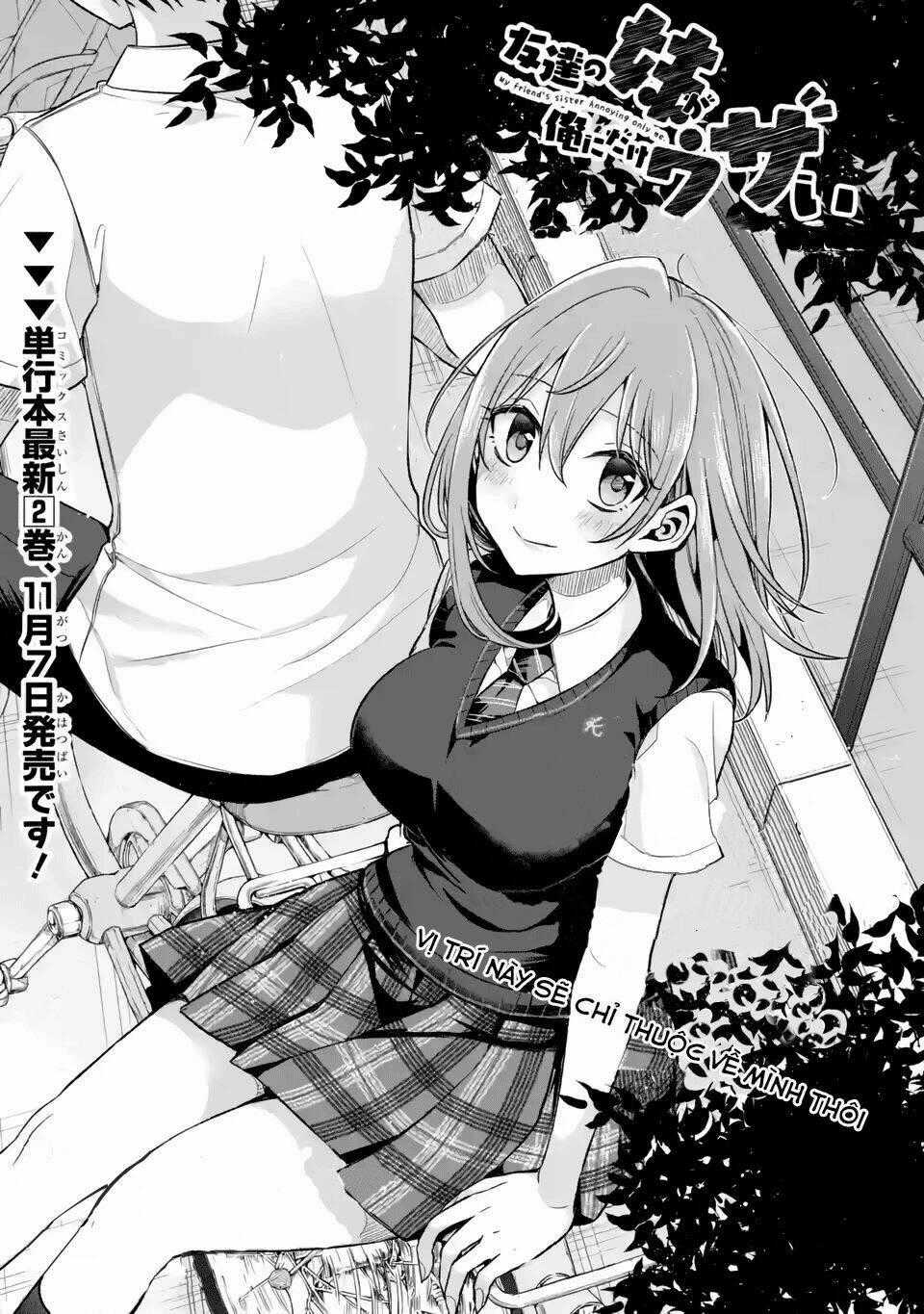 Tomodachi No Imouto Ga Ore Ni Dake Uzai Chapter 11 trang 1