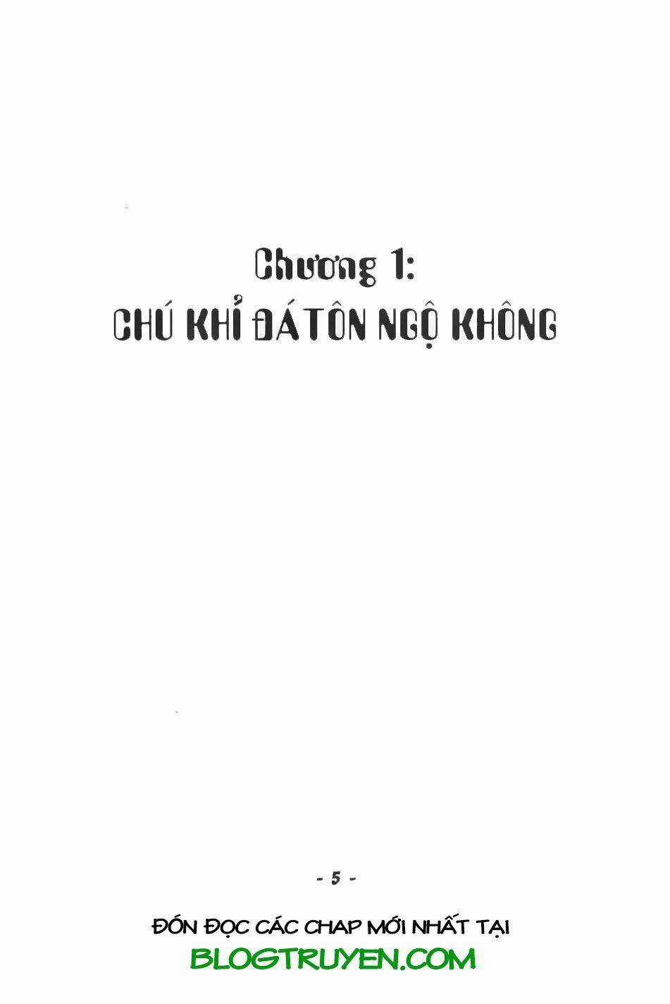 Tôn Ngộ Không Chapter 1 trang 1