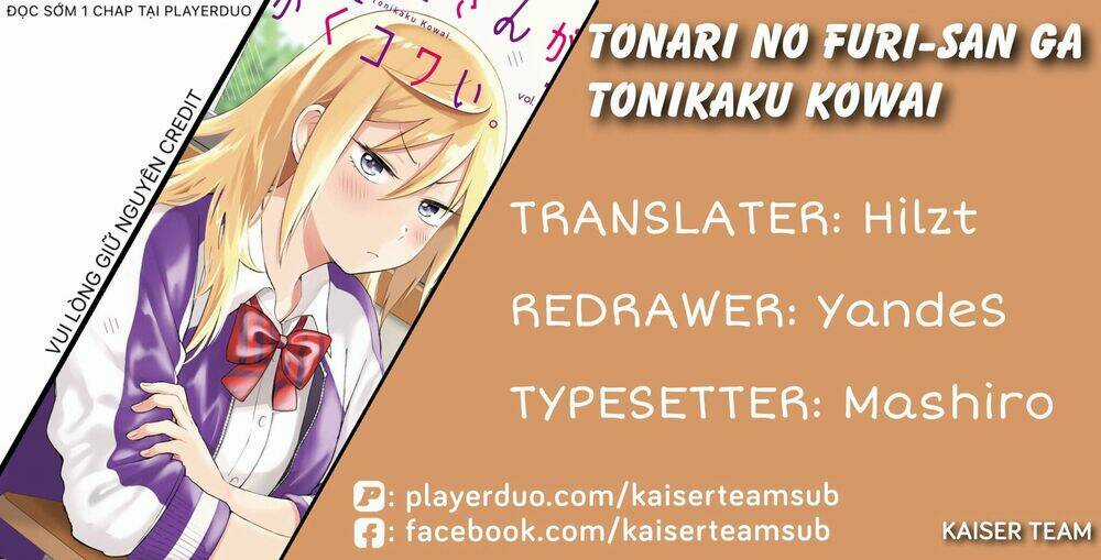 Tonari No Furi-San Ga Tonikaku Kowai Chapter 8 trang 0