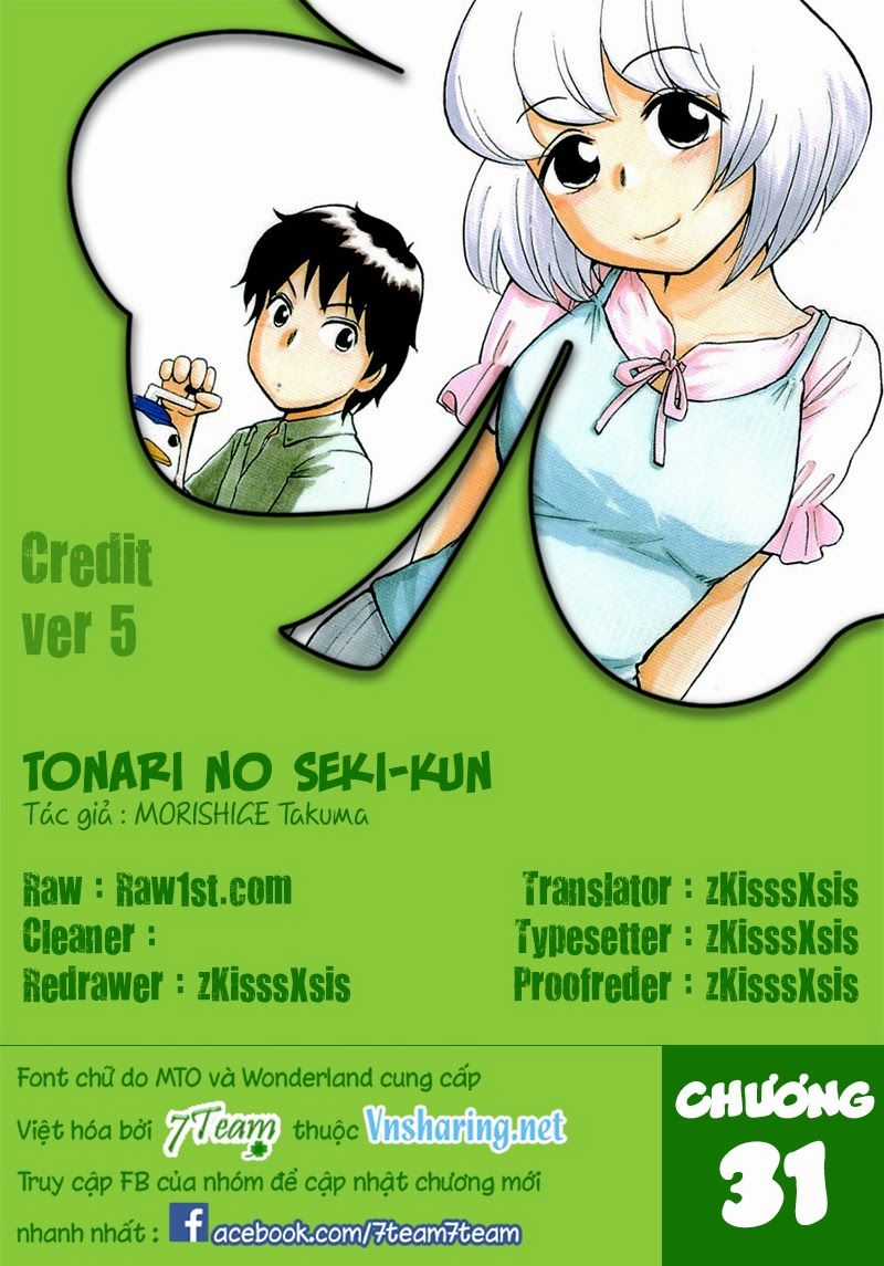 Tonari No Seki-Kun Chapter 31 trang 1