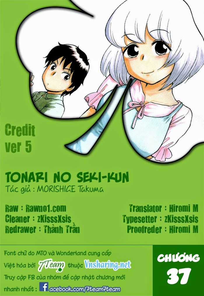 Tonari No Seki-Kun Chapter 37 trang 1