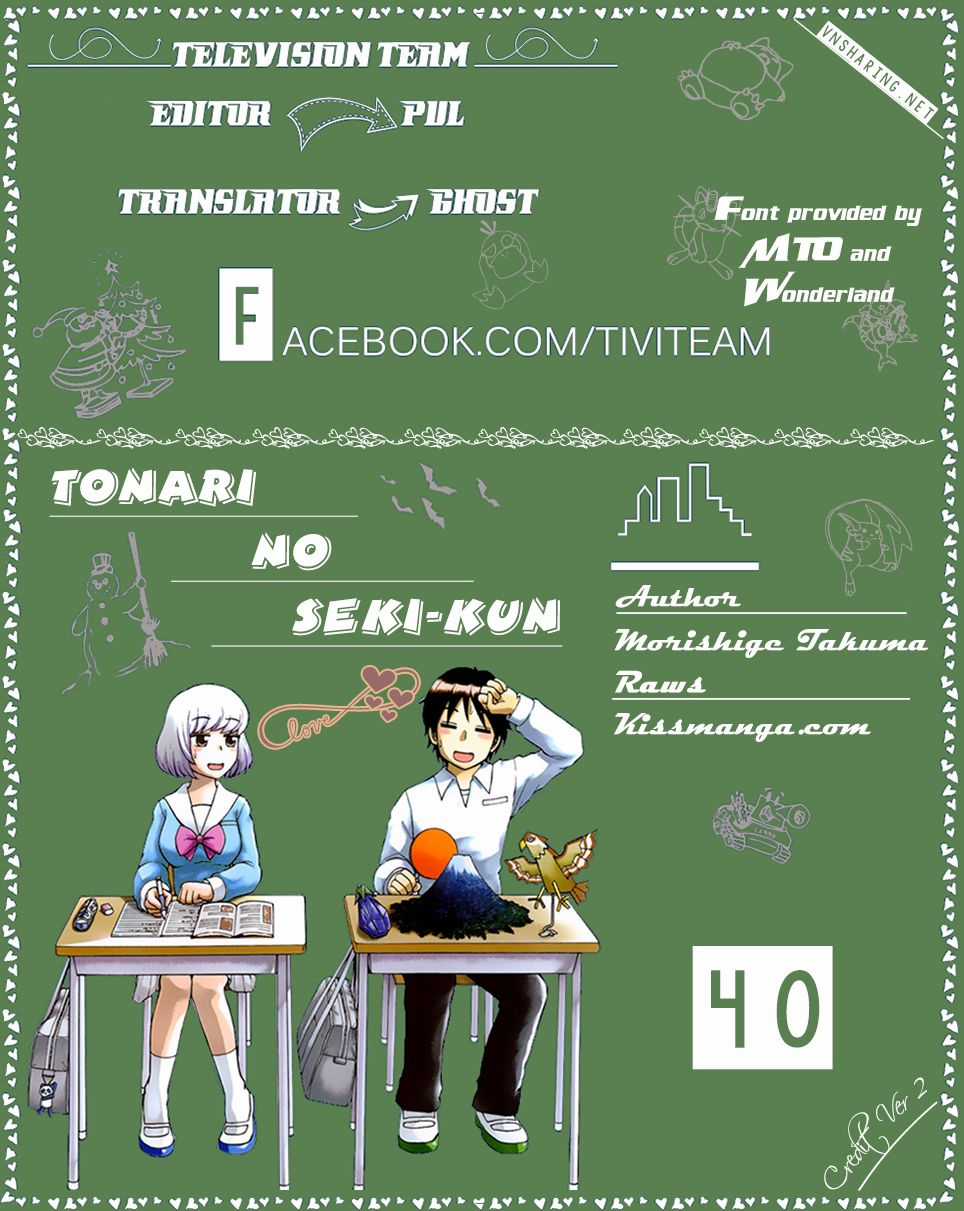 Tonari No Seki-Kun Chapter 40 trang 1