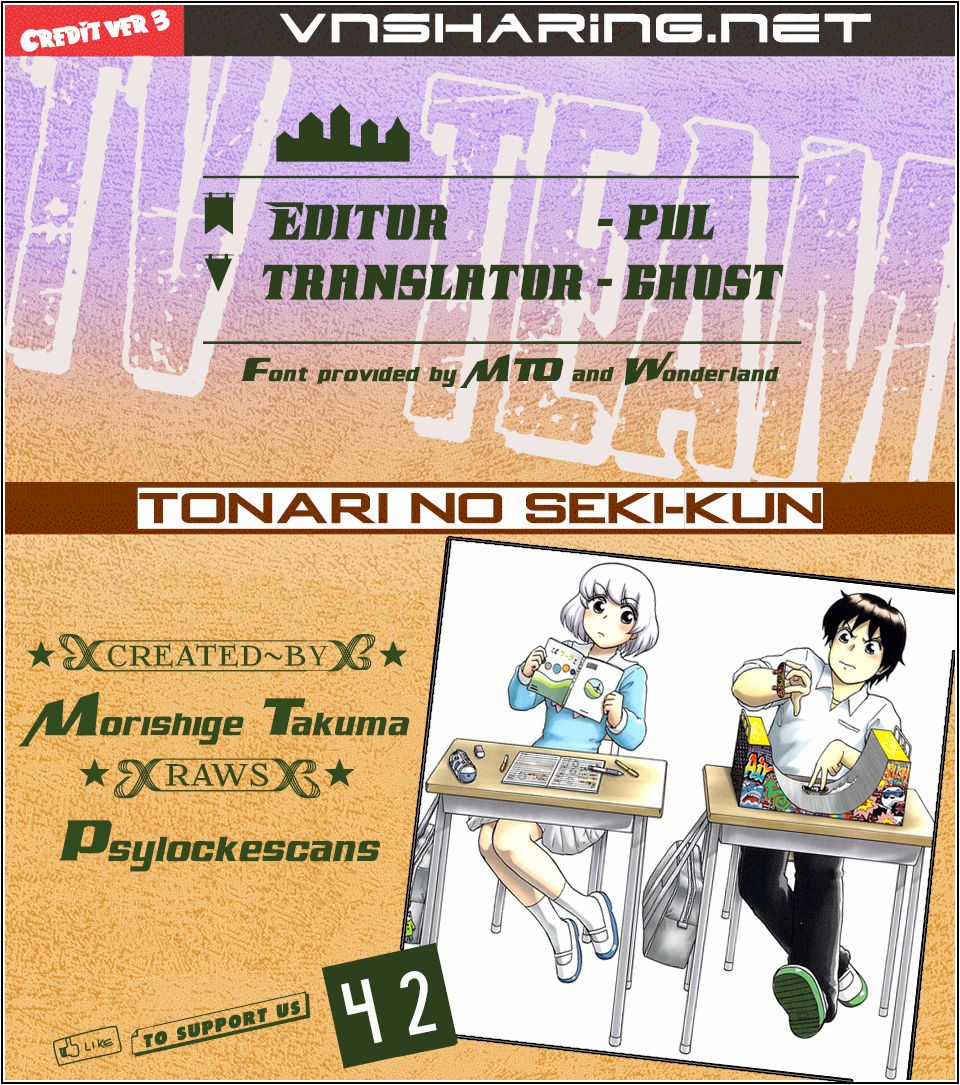 Tonari No Seki-Kun Chapter 42 trang 1