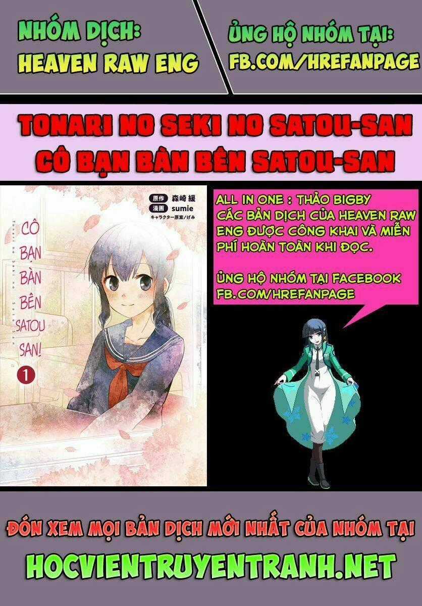 Tonari No Seki No Satou-San Chapter 5 trang 1