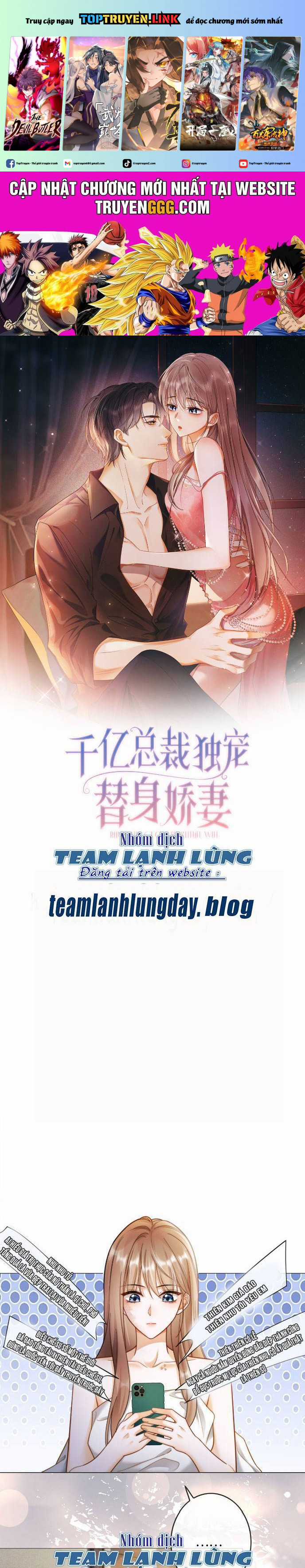 Tổng Tài Tỷ Phú Chỉ Sủng Cô Vợ Thế Thân Chapter 53 trang 1