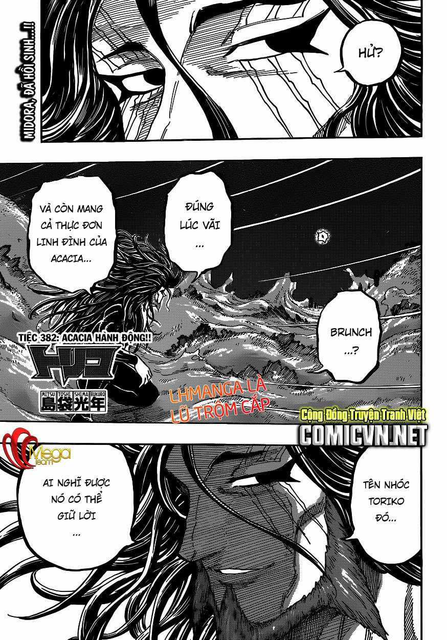 Toriko - Thợ Săn Ẩm Thực Chapter 382 trang 1