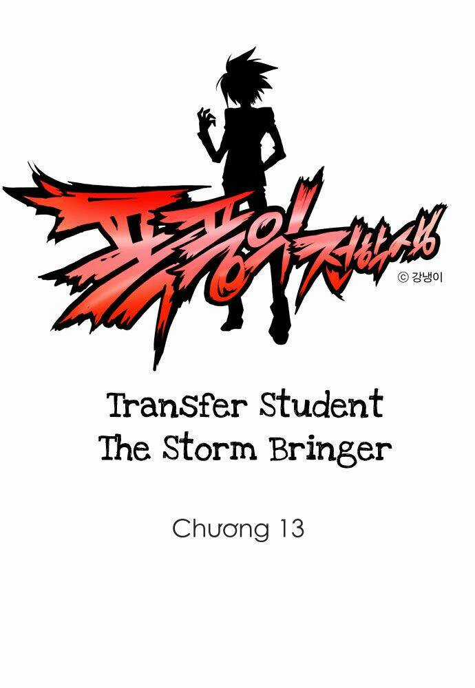 Transfer Student Storm Bringer Chapter 13 trang 0