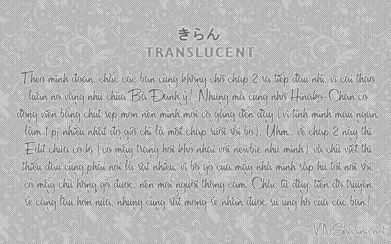 Translucent Chapter 2 trang 1