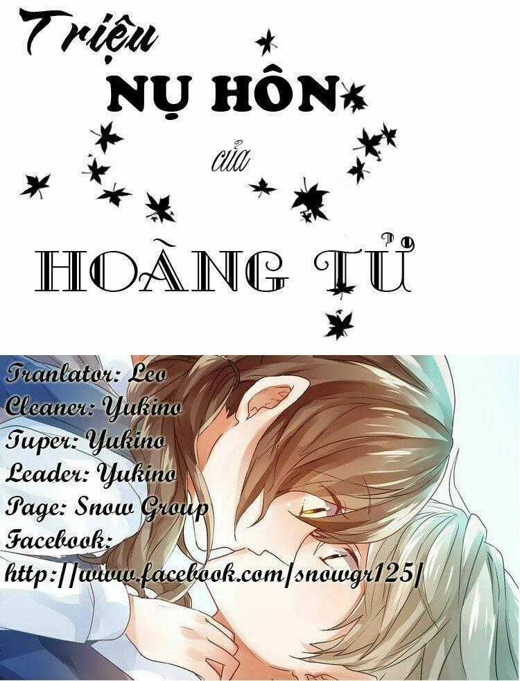 Triệu nụ hôn của hoàng tử Chapter 9 trang 1