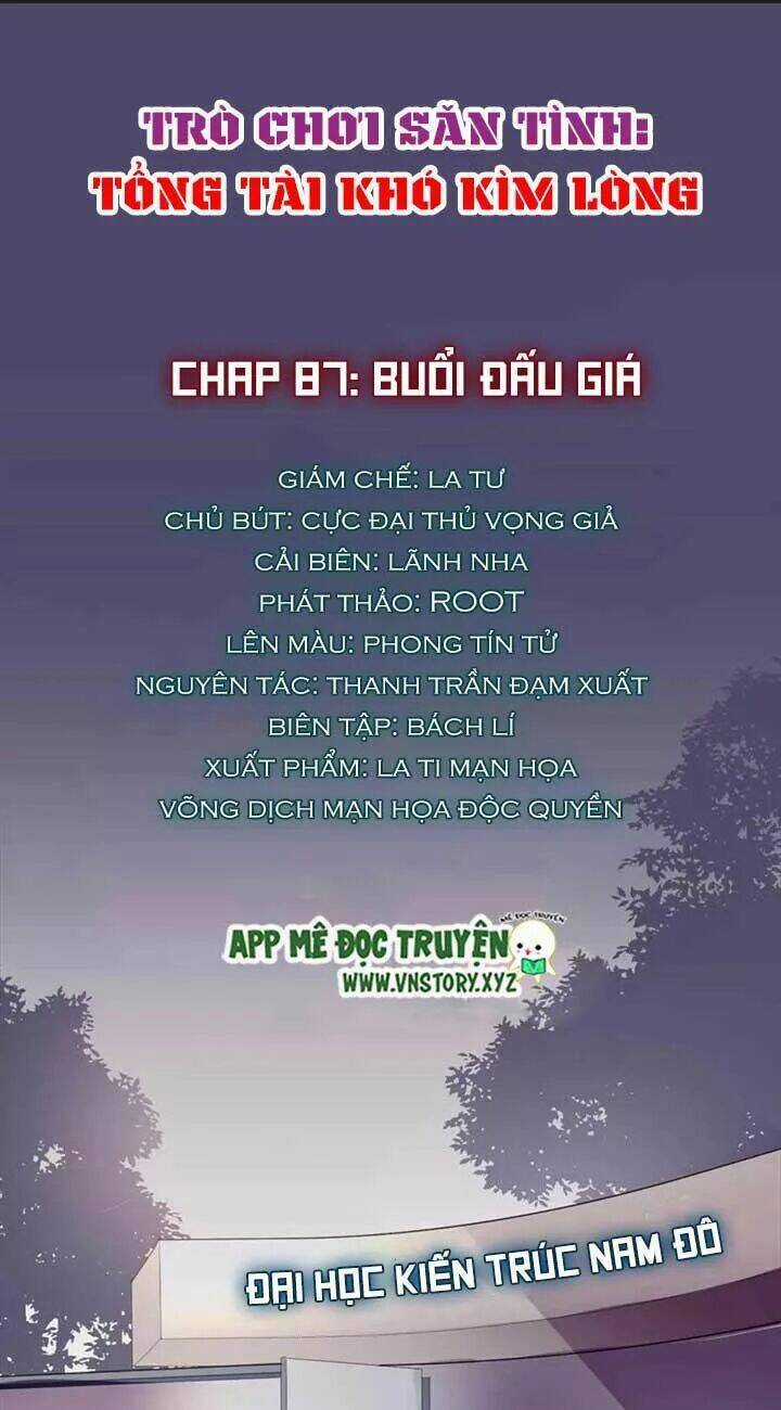 Trò Chơi Săn Tình – Tổng Tài Khó Kìm Lòng Chapter 87 trang 0