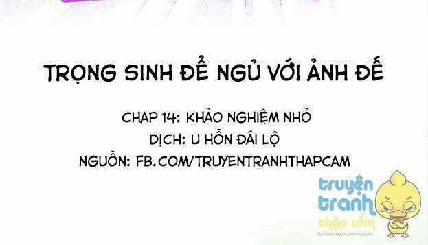 Trọng Sinh Để Ngủ Với Ảnh Đế Chapter 14 trang 0