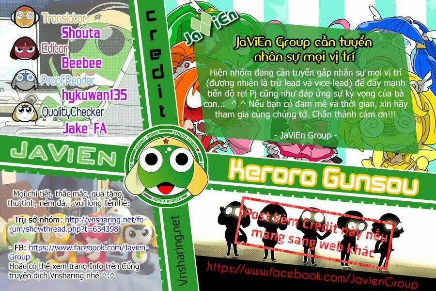 Trung Sĩ Keroro Chapter 1 trang 0