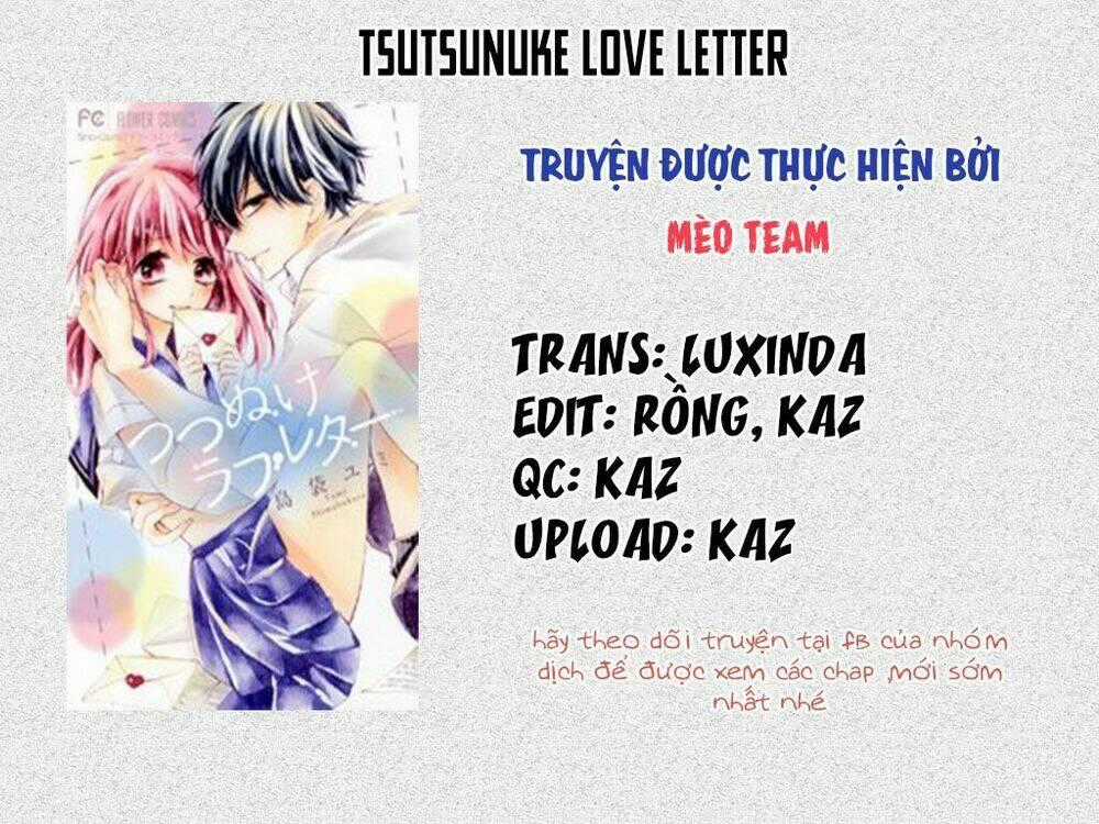 Tsutsunuke Love Letter Chapter 1 trang 1