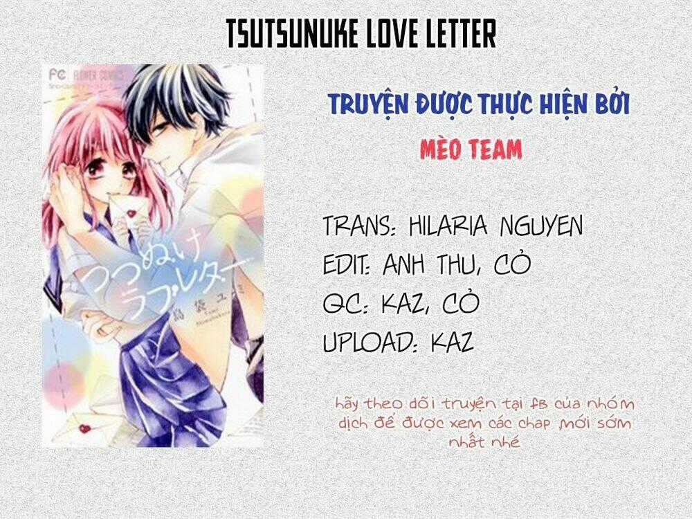 Tsutsunuke Love Letter Chapter 2 trang 1