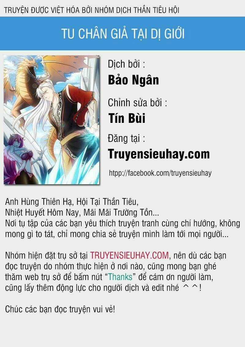 Tu Chân Giả Tại Dị Thế Chapter 1 trang 0