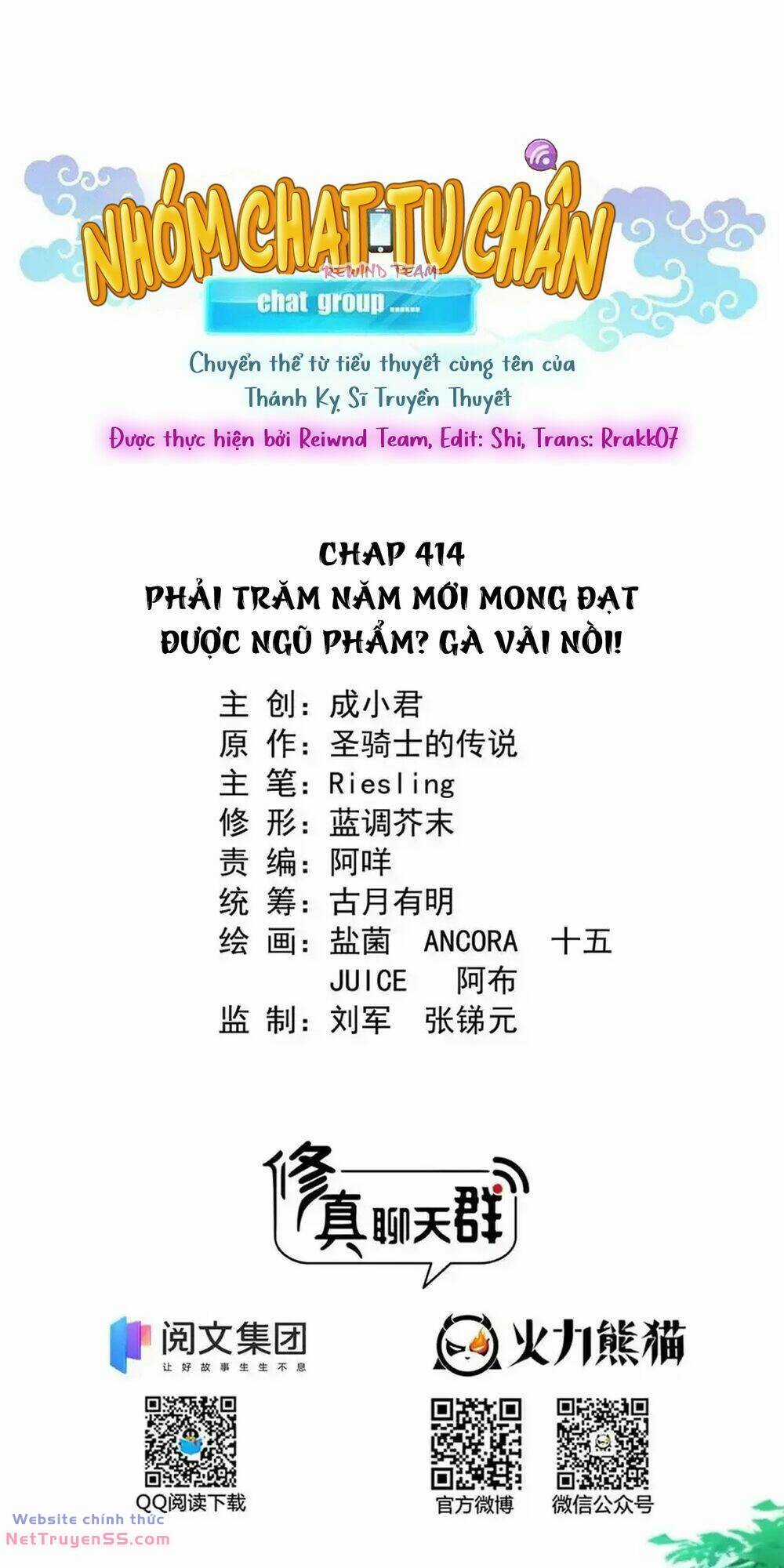 Tu Chân Nói Chuyện Phiếm Quần Chapter 414 trang 1