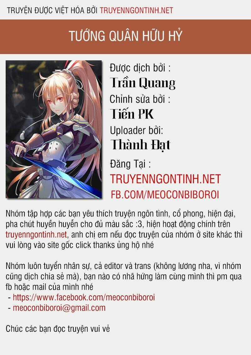 Tướng Quân Hữu Hỷ Chapter 2 trang 0