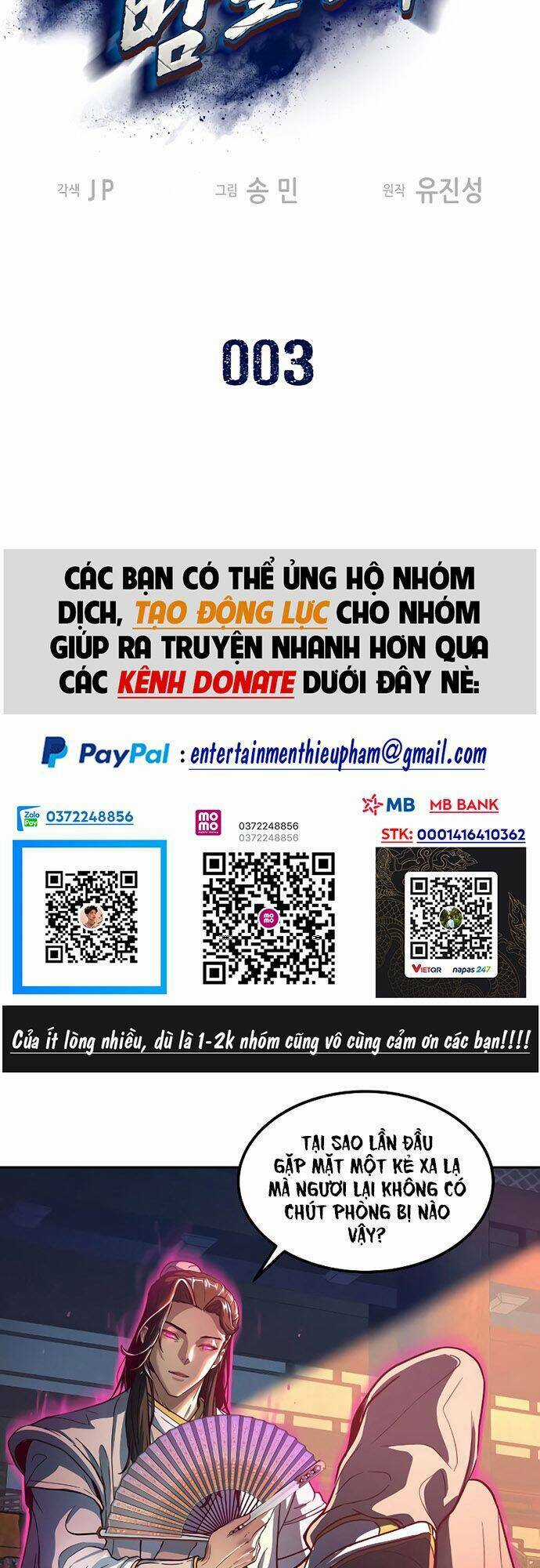 Túy Kiếm Dạ Hành Chapter 3 trang 1