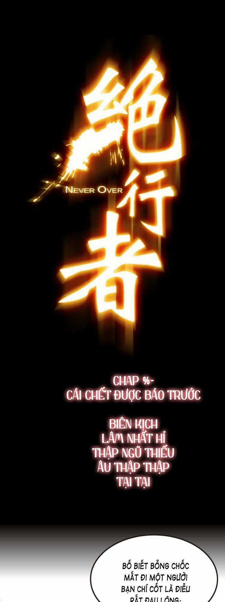 Tuyệt Hành Giả (Never Over) Chapter 3 trang 0