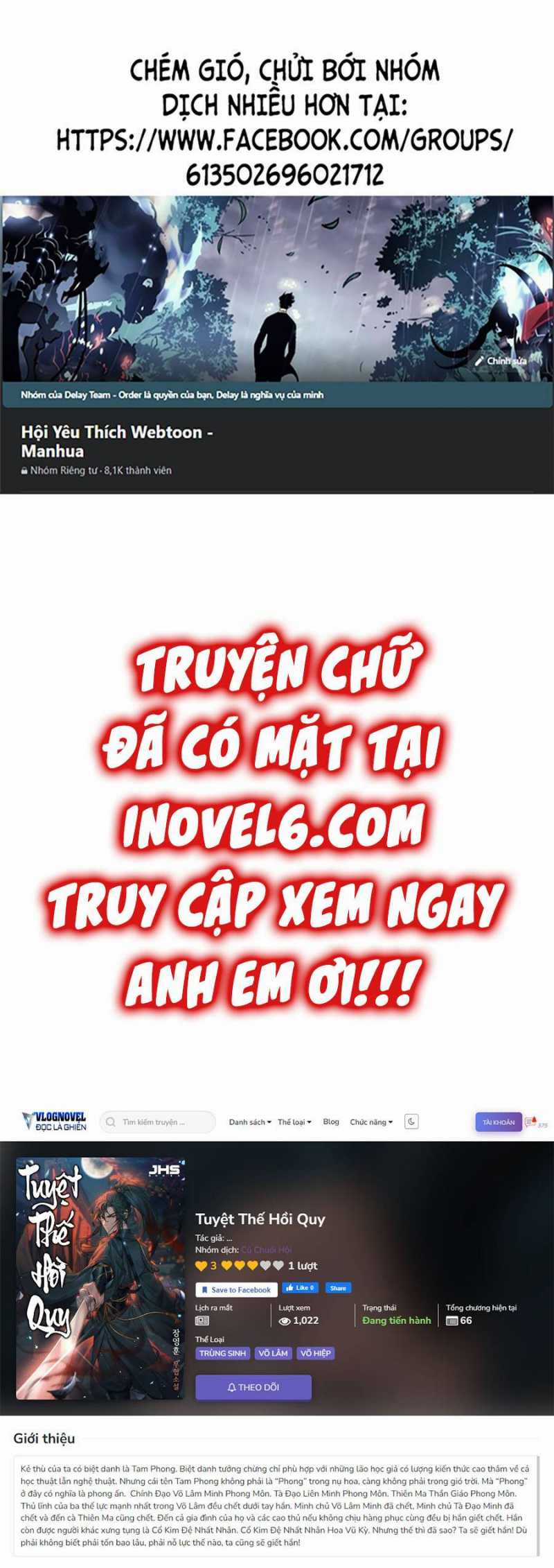 Tuyệt Thế Hồi Quy Chapter 2 trang 0