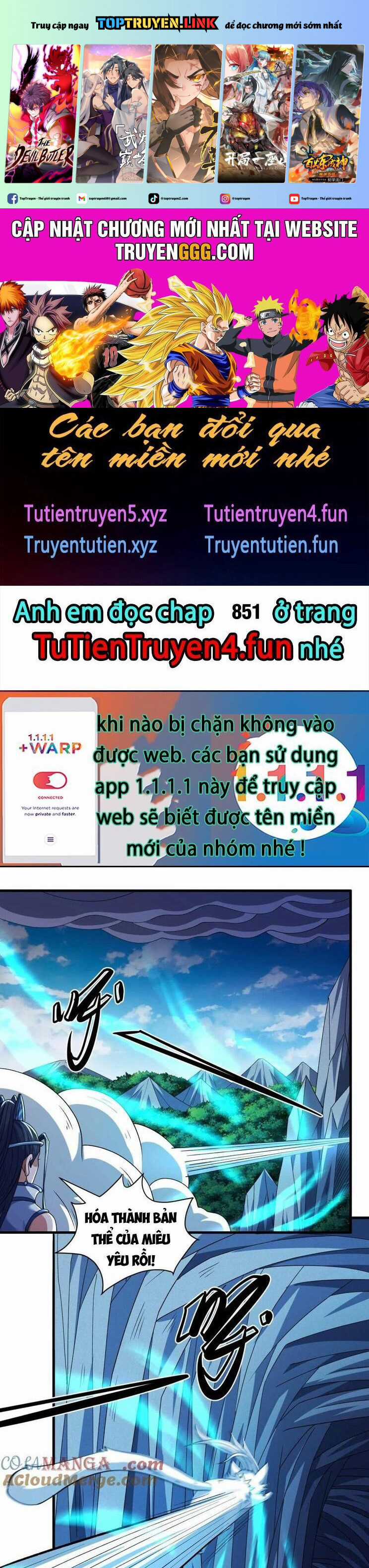 Tuyệt Thế Võ Thần Chapter 880 trang 1