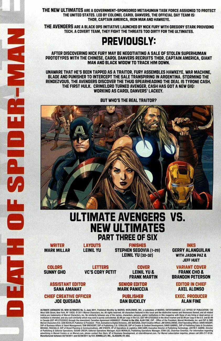 Ultimate Comics: Avengers Vs New Ultimates Chapter 3 trang 1