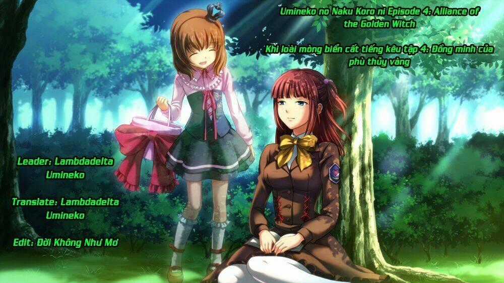 Umineko No Naku Koro Ni Chiru Ep 5: End Of The Golden Witch Chapter 29 trang 0