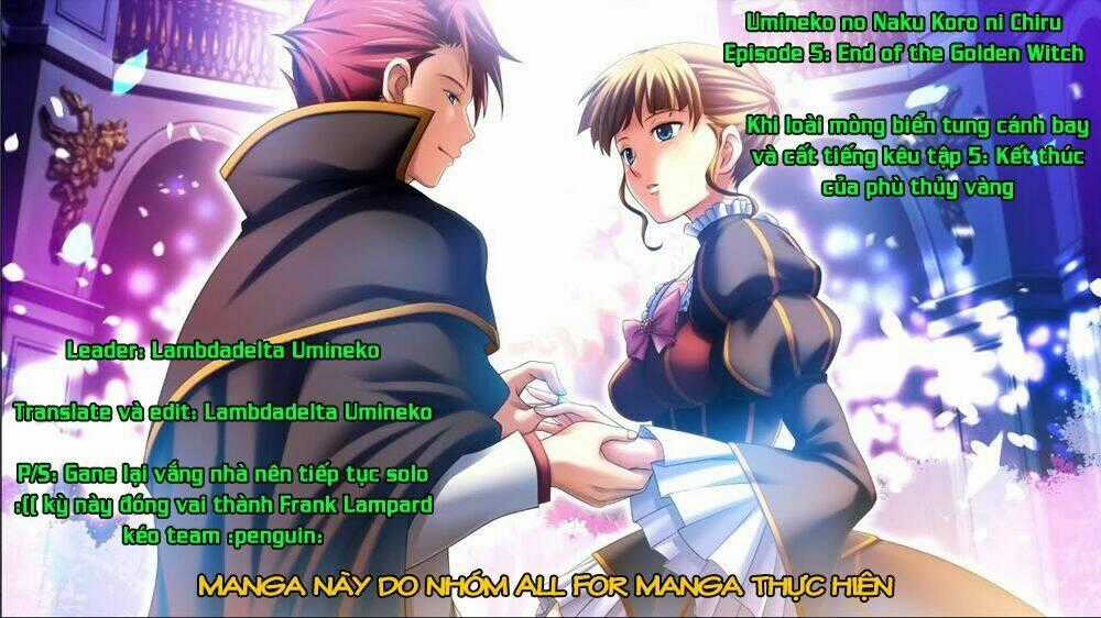 Umineko No Naku Koro Ni Chiru Ep 5: End Of The Golden Witch Chapter 3 trang 0