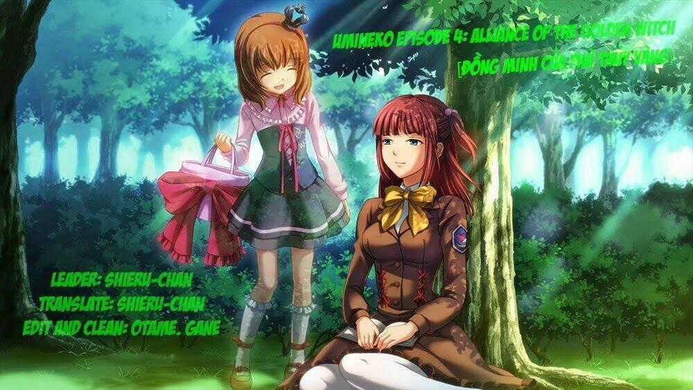 Umineko no Naku Koro ni Episode 4: Alliance of the Golden Witch Chapter 1 trang 0