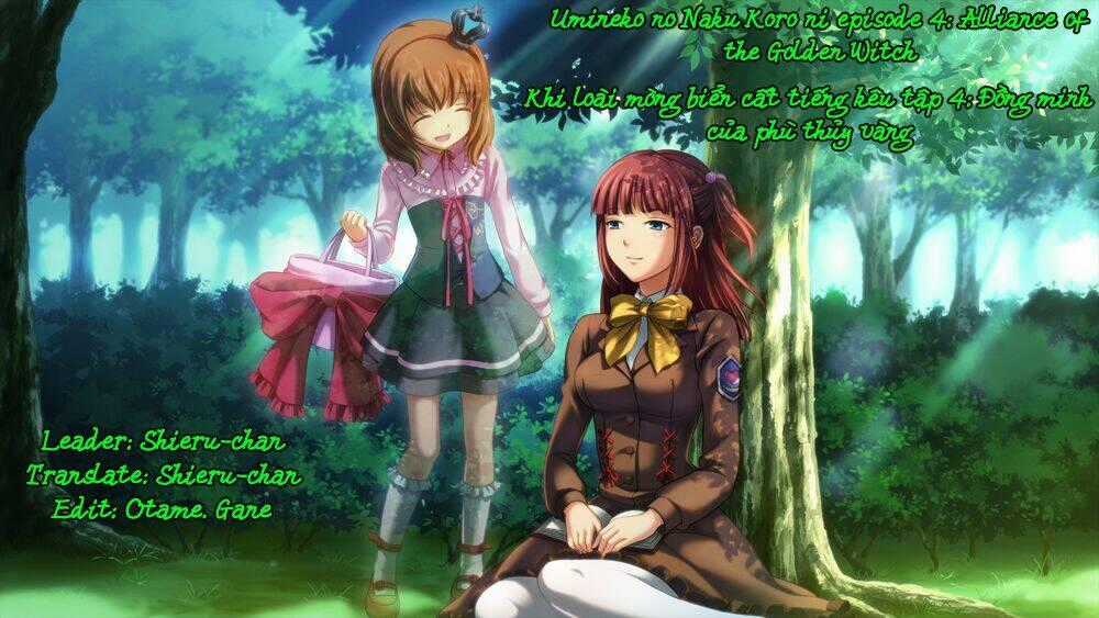 Umineko no Naku Koro ni Episode 4: Alliance of the Golden Witch Chapter 10 trang 0