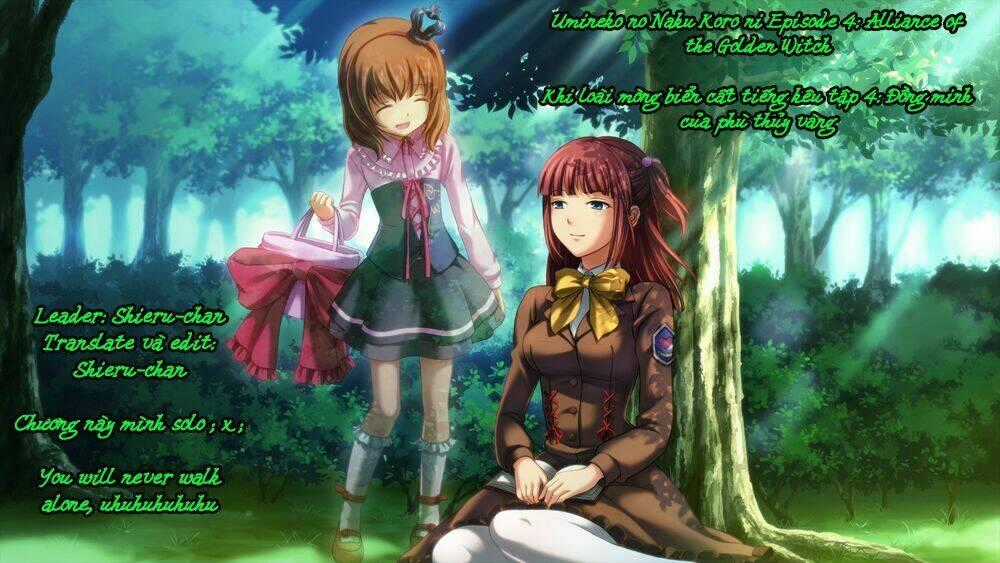 Umineko no Naku Koro ni Episode 4: Alliance of the Golden Witch Chapter 17 trang 0