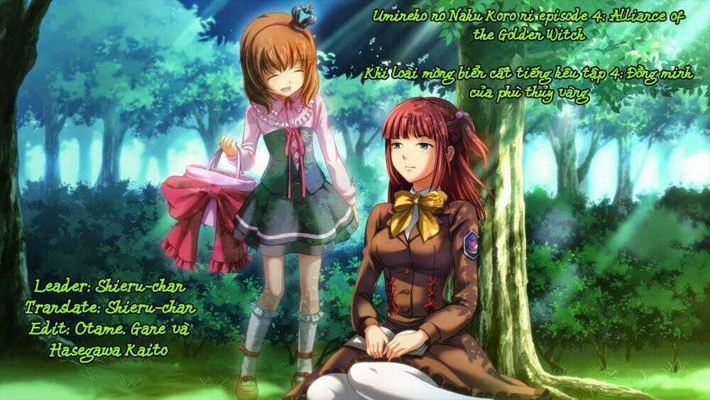 Umineko no Naku Koro ni Episode 4: Alliance of the Golden Witch Chapter 2 trang 0