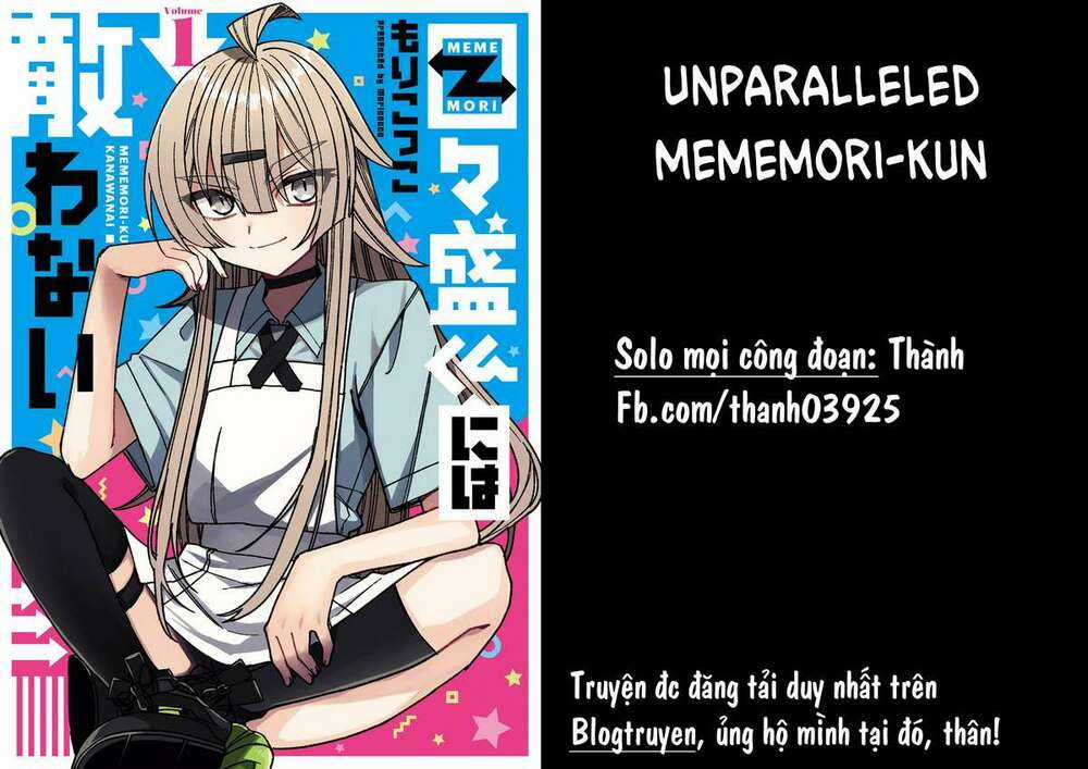 Unparalleled Mememori-Kun Chapter 1 trang 1