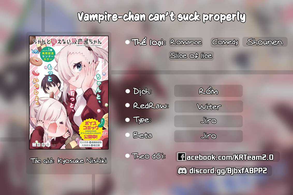 Vampire-Chan Can't Suck Properly Chapter 18 trang 0