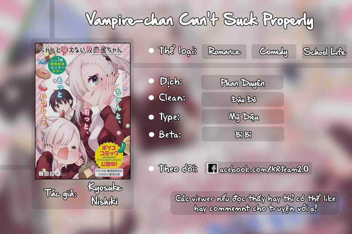 Vampire-Chan Can't Suck Properly Chapter 24 trang 0