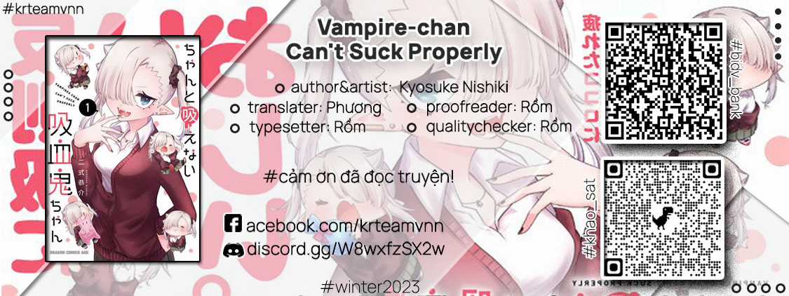 Vampire-Chan Can't Suck Properly Chapter 27 trang 0