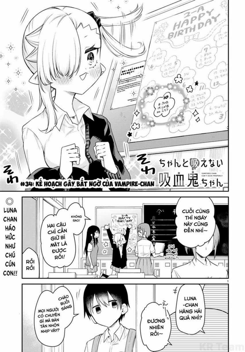 Vampire-Chan Can't Suck Properly Chapter 34 trang 0