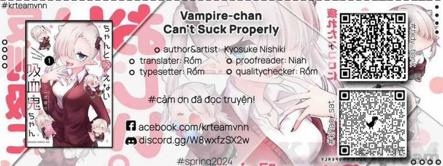 Vampire-Chan Can't Suck Properly Chapter 43 trang 0