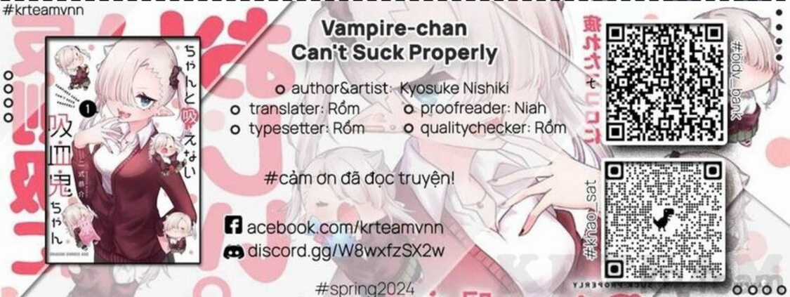 Vampire-Chan Can't Suck Properly Chapter 49 trang 0