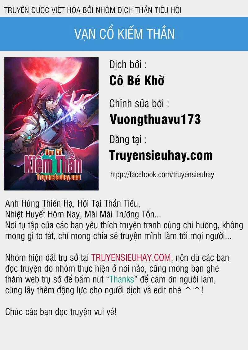 Vạn Cổ Kiếm Thần Chapter 105 trang 0