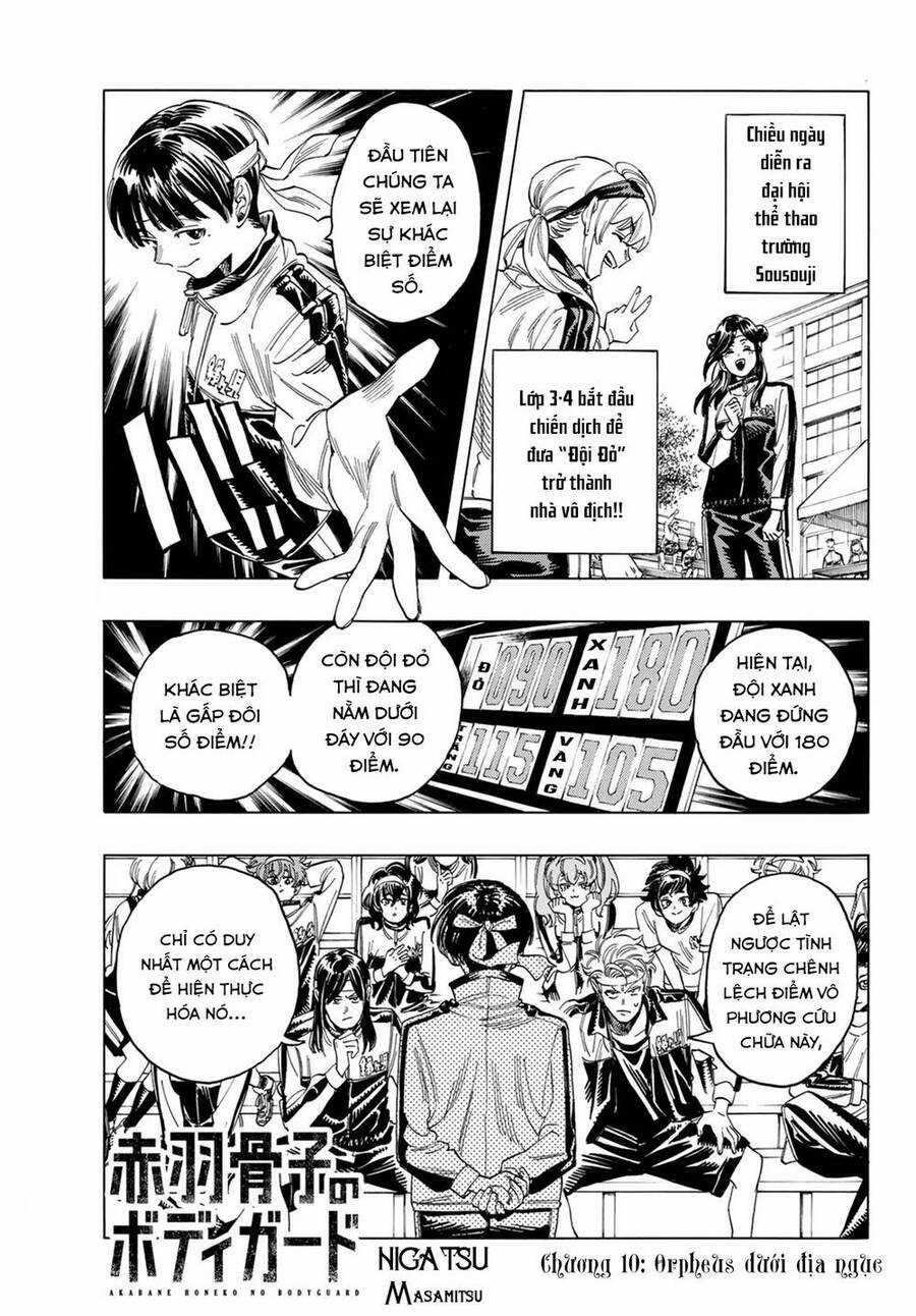 Vệ Sĩ Của Akabane Honeko Chapter 10 trang 1