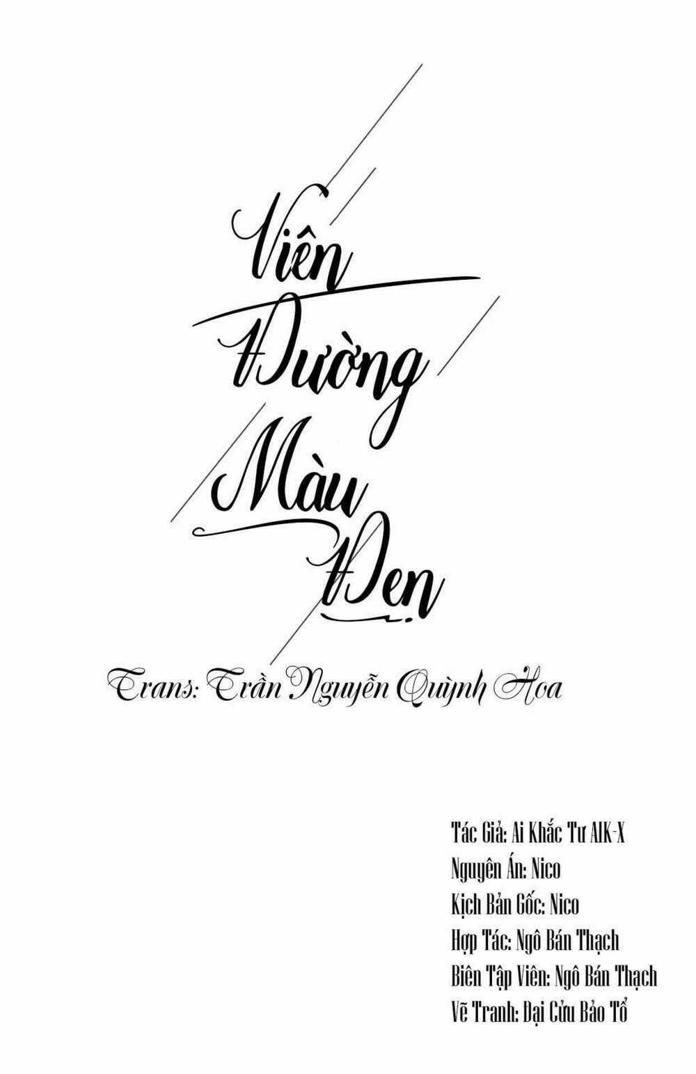 Viên Đường Màu Đen Chapter 1 trang 1