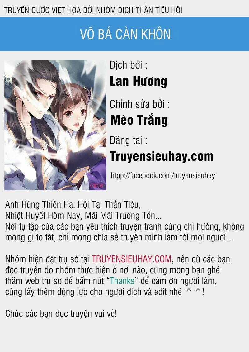 Võ Bá Càn Khôn Chapter 1 trang 0