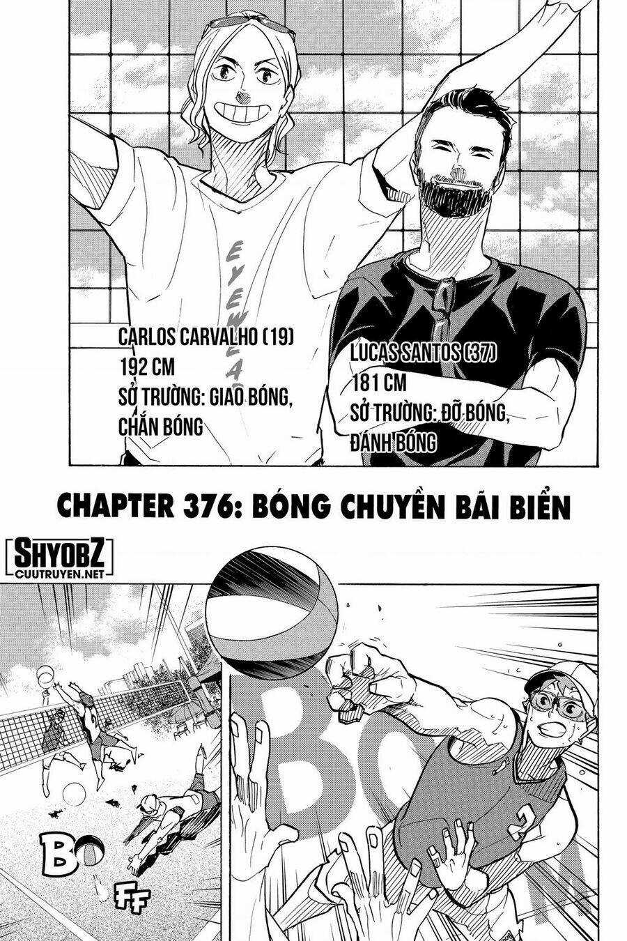 Vua Bóng Chuyền Chapter 376 trang 1