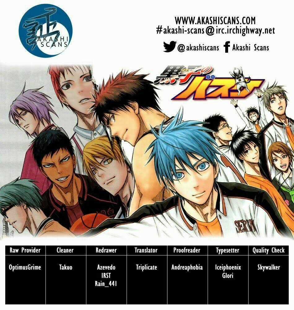 Vua Bóng Rổ Kuroko Chapter 255 trang 1