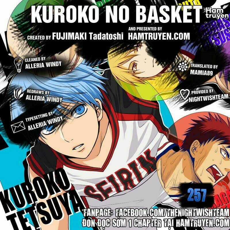 Vua Bóng Rổ Kuroko Chapter 257 trang 0