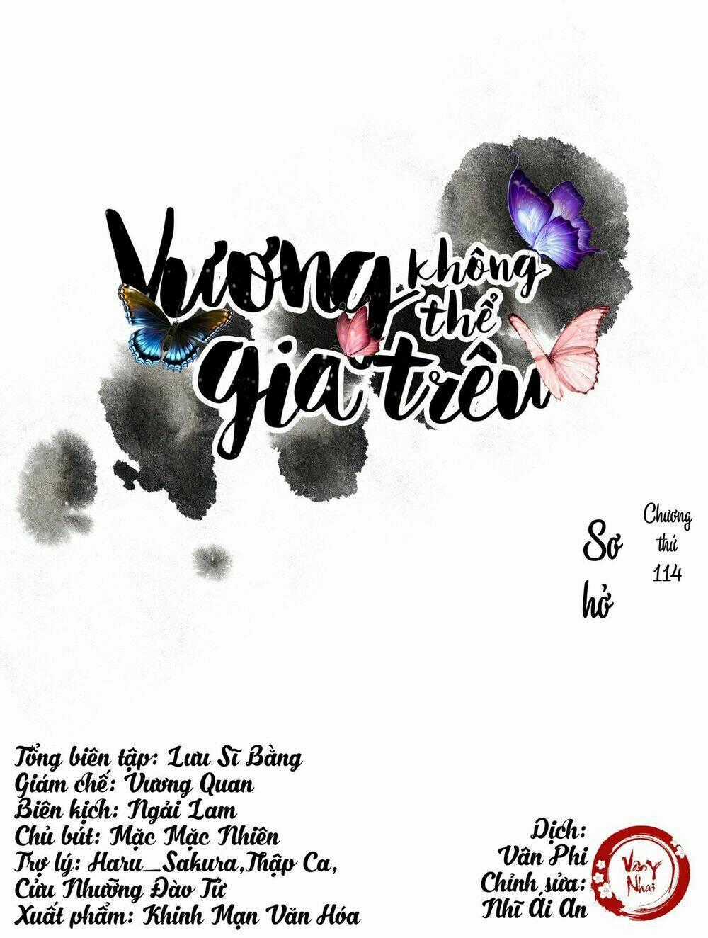 Vương Gia Không Thể Trêu Chapter 114 trang 0