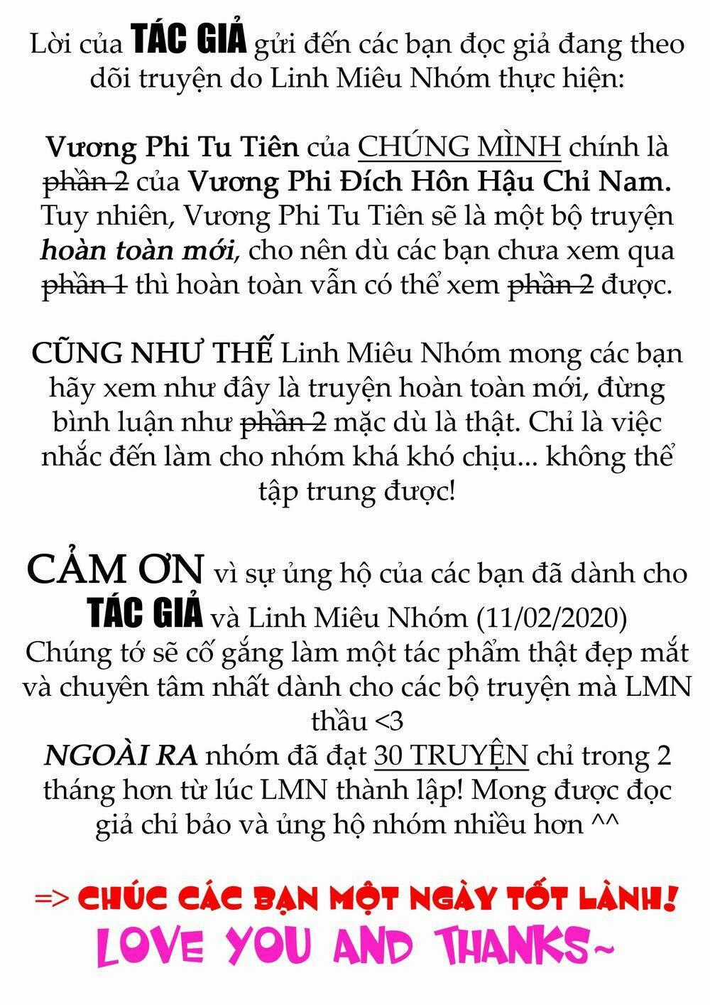 Vương Phi Tu Tiên: Đối Kháng Ma Vương Chapter 6.5 trang 1