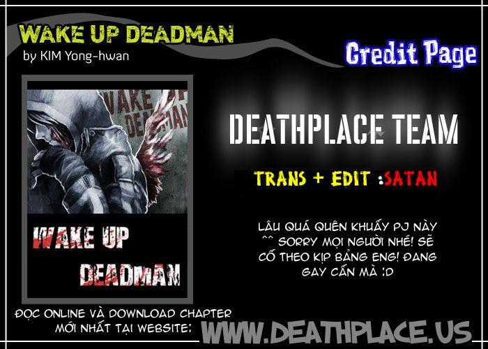 Wake Up Deadman Chapter 10 trang 0