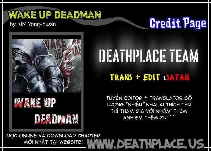 Wake Up Deadman Chapter 9 trang 0